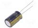 Kondenzátor  elektrolytický  low ESR  THT  330uF  63VDC  ±20%  85mΩ