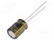 Kondenzátor  elektrolytický  low ESR  THT  330uF  10VDC  Ø8x11,5mm