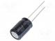 Kondenzátor  elektrolytický  low ESR  THT  1500uF  10VDC  Ø10x16mm