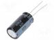Kondenzátor  elektrolytický  low ESR  THT  390uF  63VDC  ±20%  27mΩ