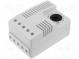 Čidlo  hygrostat  SPDT  8A  250VAC  šroubové svorky  0÷60°C  IP20