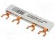 Propojovací lišta  10mm2  Póly  2  Ujmen  240/415V  Ujmen.přep  4kV