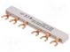 Propojovací lišta  10mm2  Póly  3  Ujmen  240/415V  Ujmen.přep  4kV