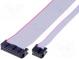 Шлейф с разъемами IDC  20x28AWG  Ш.шлейфа 1,27мм  0,6м