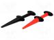 Měřicí hrot s háčkem  s háčkem  3A  Rozs.uchop  max.6,4mm  1kV