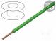 Vodič  FLRY-A  licna  Cu  0,75mm2  PVC  zelená  60V  100m  Třída  5