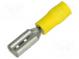 Faston  plochý  2,8mm  0,5mm  zásuvka  0,2÷0,5mm2  krimpovací