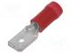 Faston  plochý  6,3mm  0,8mm  kolík  0,5÷1,5mm2  krimpovací