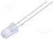 LED  5mm  žlutá  10000÷15000mcd  15°  20mA  1,7÷2,5V  Čelo  vypouklé