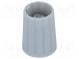 Knoflík  polyamid  Pr.hříd  4mm  Ø10x13,7mm  šedá  Hřídel  hladký