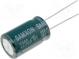 Kondenzátor  elektrolytický  low ESR  THT  2200uF  16VDC  ±20%