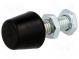 Přítlačný šroub  Závit  M8  Prům.zákl.desky  16mm  L  43mm