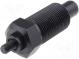 Pružinový pístek  Závit  M20  Povlak  černěné  12mm  Mat  ocel