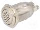 Signalizátor  zvukový  85dB  Podsv  není  IP50  Ø16mm  1÷10mm  360mW