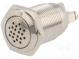 Signalizátor  zvukový  85dB  Podsv  není  IP50  Ø16mm  1÷10mm  360mW