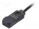 Čidlo  indukční  0÷4mm  PNP / NO  Unap  12÷24VDC  100mA  kabel 1m