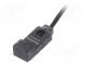 Čidlo  indukční  0÷4mm  NPN / NO  Unap  12÷24VDC  100mA  kabel 1m