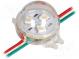LED  RGB  IP68  Poč.diod  3  Pouz  5050,PLCC6  30x23mm  12V
