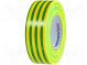 Páska  elektroizolační  W  19mm  L  25m  Thk  0,15mm  žluto-zelená