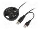 Hub USB  USB 1.1,USB 2.0  černá  Počet portů  3  480Mbps  60mm