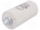 Capacitor  motors, run  20uF  450V  Ø40x83mm  -25÷70°C  ±10%  2
