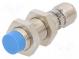 Čidlo  indukční  10÷30VDC  M12  IP67  200mA  -25÷75°C  Mat  mosaz