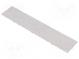 Front panel  without frame, with holder  grey