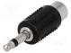 Adaptér  Jack 3,5mm vidlice,RCA zásuvka  mono