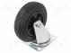 Pojezdové kolo  Ø  160mm  W  40mm  H  195mm  otočné  150kg  pryž  PM