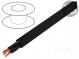 HELUKABEL 10381 Vodič  JZ-500-BK  5G4mm2  nestíněný  300/500V  Cu  lanko  černá