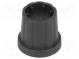 Knoflík  s límcem  plast  Pr.hříd  4mm  Ø16,5x19,2mm  černá