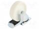 Pojezdové kolo  Ø  160mm  W  40mm  H  195mm  otočné s brzdou  350kg