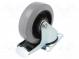 Pojezdové kolo  Ø  160mm  W  50mm  H  195mm  otočné s brzdou  350kg