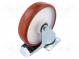 Pojezdové kolo  Ø  200mm  W  45mm  H  235mm  otočné s brzdou  350kg