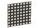 Zobrazovač  LED  matice  8x8  modrá  15-30mcd  anoda  60,2x60,2mm