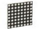 Zobrazovač  LED  matice  8x8  červená  6-12mcd  anoda  60,2x60,2mm