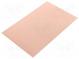 Laminát  FR4  0,6mm  L 160mm  W 100mm  Povlak  měď  dvoustranný