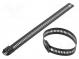Cable tie  L  150mm  W  12mm  stainless steel AISI 304  1112N