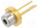 Diode  laser  630÷645nm  20mW  14/35  TO18  THT  2.3÷2.4VDC  red