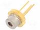 Diode  laser  840÷860nm  300mW  9/18  TO18  THT  1.85÷2VDC  infrared