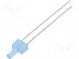 LED  2mm  modrá  160÷270mcd  130°  2,6÷3,6V  Čelo  plochý