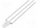 LED  3mm  dvoubarevná  červená/zelená  590÷1300mcd  2000÷4500mcd