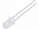 LED  5mm  zelená  14000÷23000mcd  30°  20mA  2,6÷3,6V