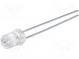 LED  5mm  bílá studená  210÷350mcd  120°  20mA  2,8÷3,8V