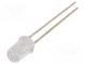 LED  5mm  bílá studená  6500÷10000mcd  30°  20mA  2,8÷3,8V