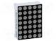 Zobrazovač  LED  matice  5x7  červená  10,2mcd  anoda  17,8x12,7mm