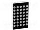 Zobrazovač  LED  matice  5x7  červená  11mcd  katoda  39,1x22,8mm