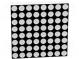 Zobrazovač  LED  matice  8x8  červená  15mcd  anoda  47,8x47,8mm