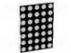 Zobrazovač  LED  matice  5x7  zelená  7,3mcd  anoda  53,1x37,8mm