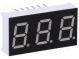 Zobrazovač  LED  sedmisegmentový  10,16mm  zelená  6,5mcd  anoda